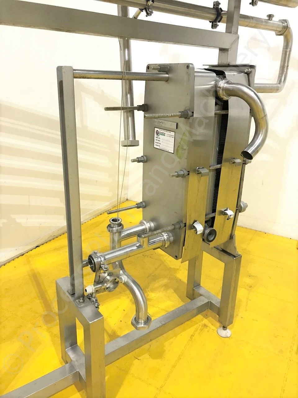 Used Alfa Laval MS6SR Plate Heat Exchanger with Holding TubesPPM Ltd